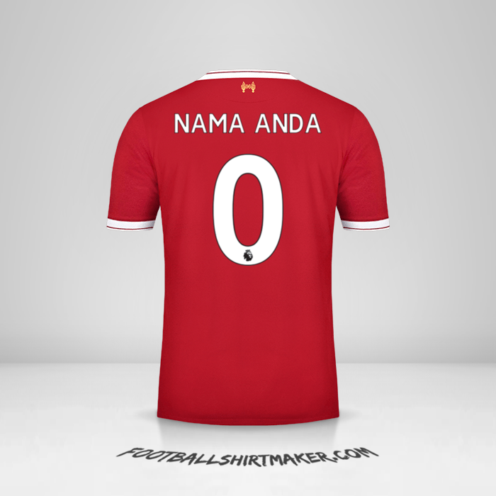 Jersey Liverpool FC 2017/18 -  nama anda - 0