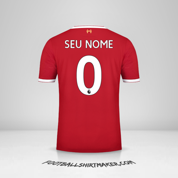 Camisa Liverpool FC 2017/18 -  seu nome - 0