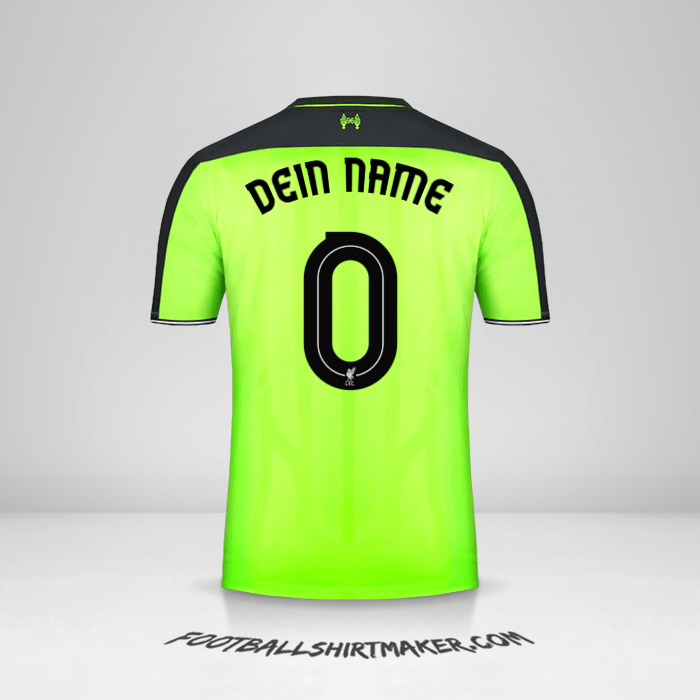 Trikot Liverpool FC 2016/17 Cup III -  dein name - 0