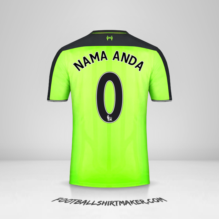 Jersey Liverpool FC 2016/17 III -  nama anda - 0