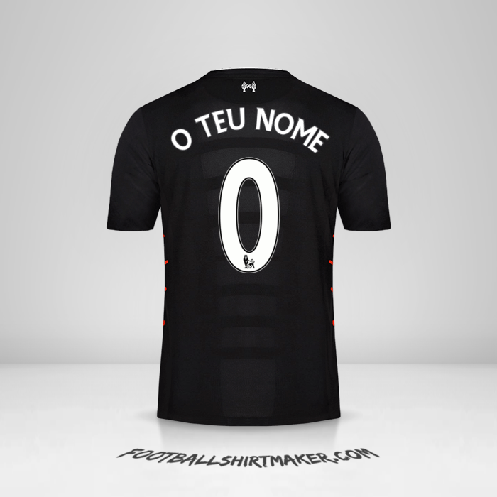 Camisola Liverpool FC 2016/17 II -  o teu nome - 0