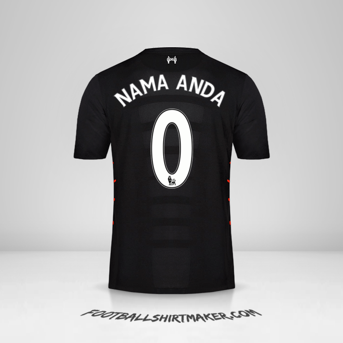 Jersey Liverpool FC 2016/17 II -  nama anda - 0