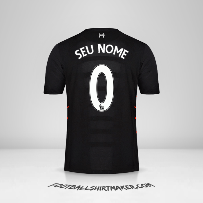 Camisa Liverpool FC 2016/17 II -  seu nome - 0