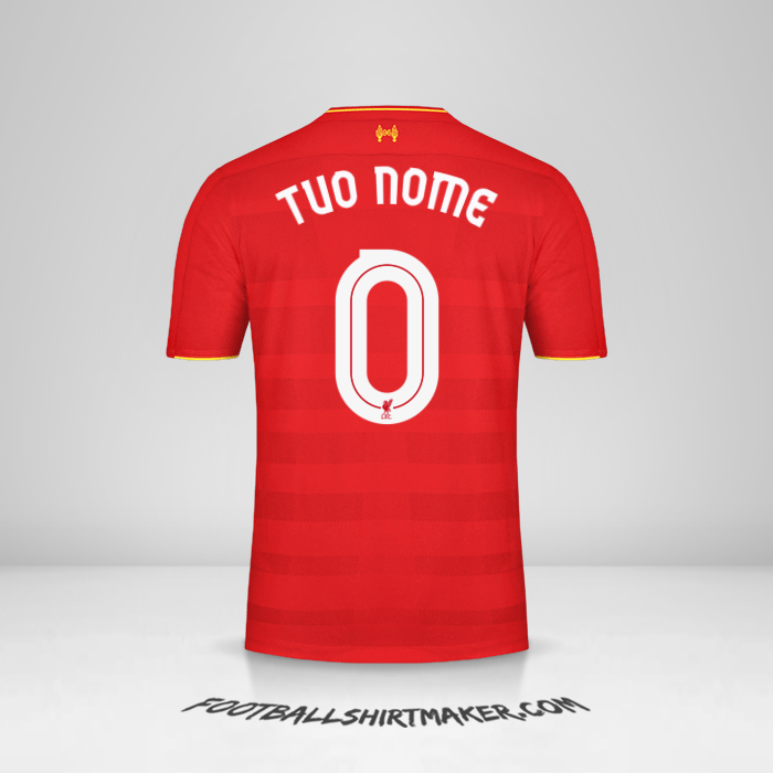Maglia Liverpool FC 2016/17 Cup -  tuo nome - 0