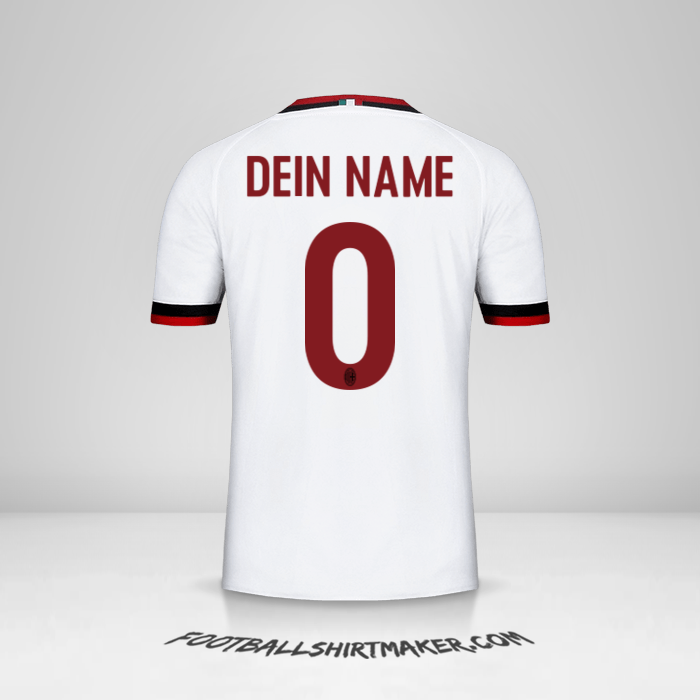 Trikot AC Milan 2017/18 II -  dein name - 0