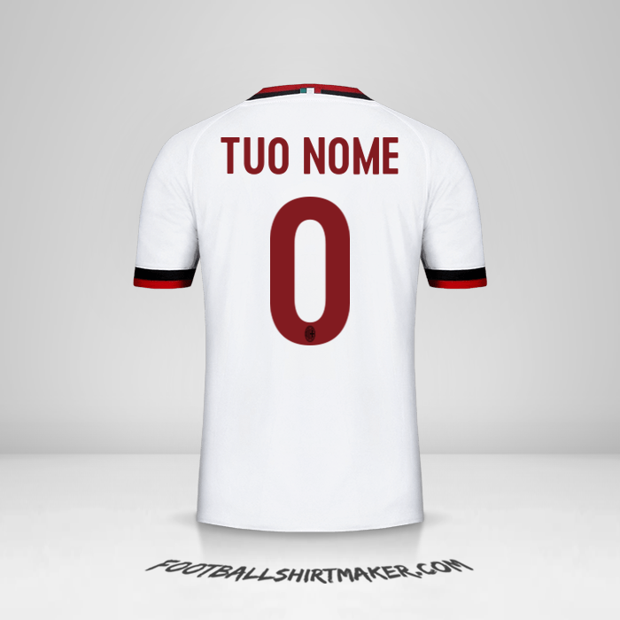 Maglia AC Milan 2017/18 II -  tuo nome - 0