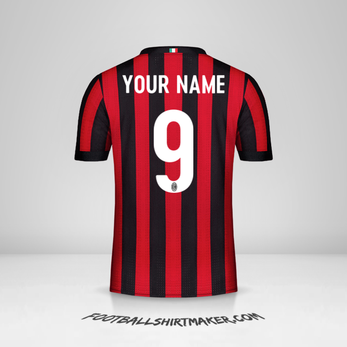 AC Milan 2017/18 jersey number 9 your name