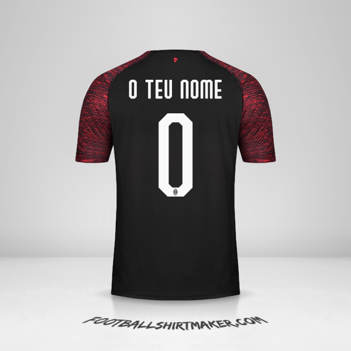 Camisola AC Milan 2018/19 III -  o teu nome - 0