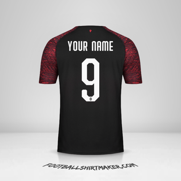 AC Milan 2018/19 III shirt number 9 your name