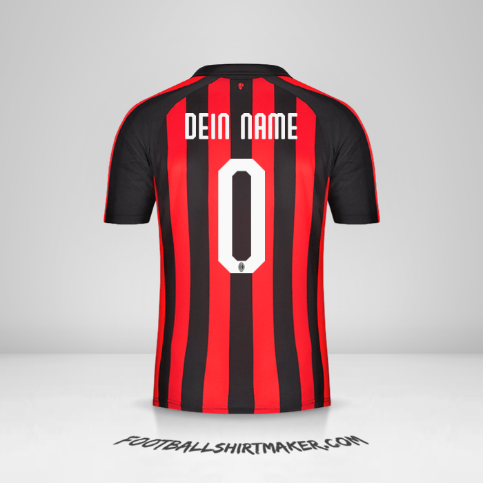 Trikot AC Milan 2018/19 -  dein name - 0