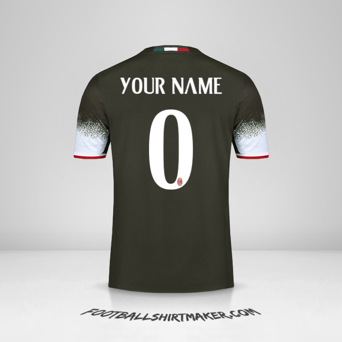 Jersey AC Milan 2016/17 III -  your name - 0