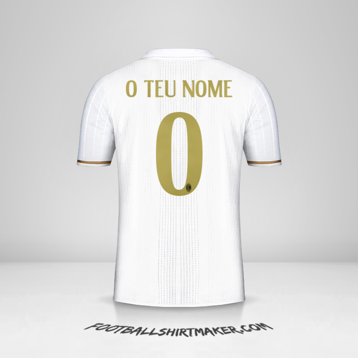 Camisola AC Milan 2016/17 II -  o teu nome - 0