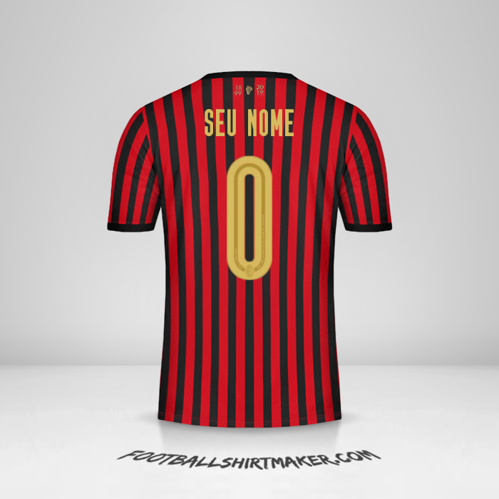 Camisa AC Milan 120Th -  seu nome - 0