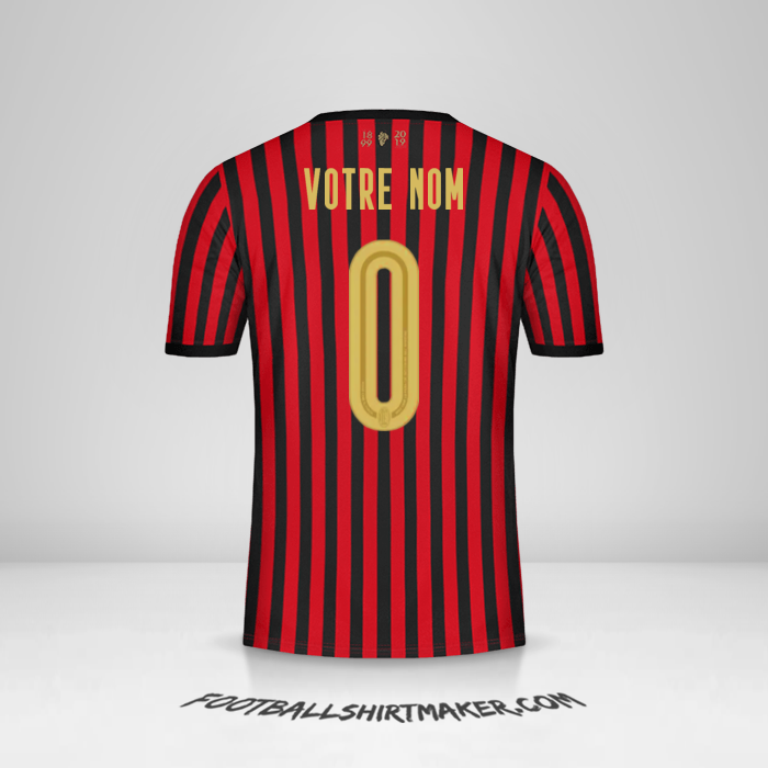 Maillot AC Milan 120Th -  votre nom - 0