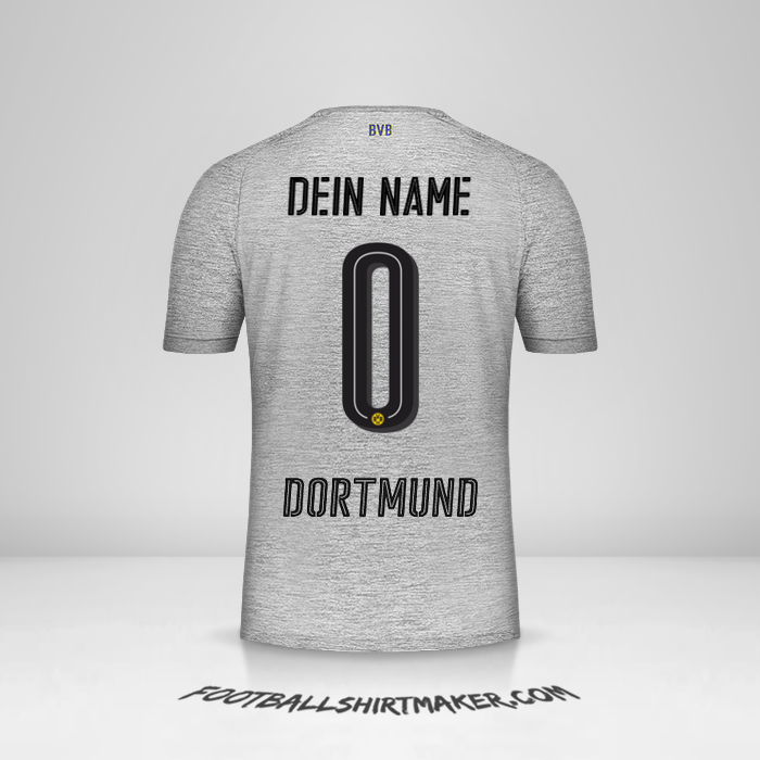 Trikot Borussia Dortmund 2017/18 III -  dein name - 0