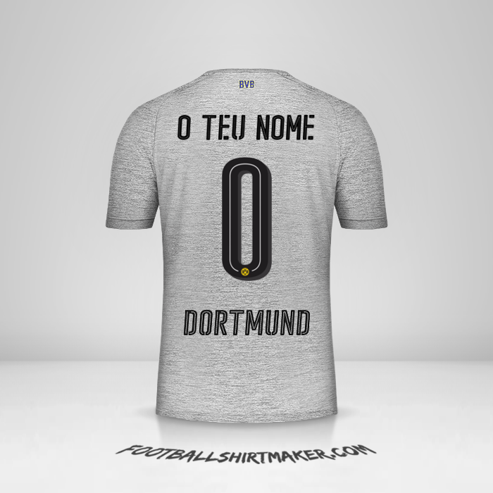 Camisola Borussia Dortmund 2017/18 III -  o teu nome - 0