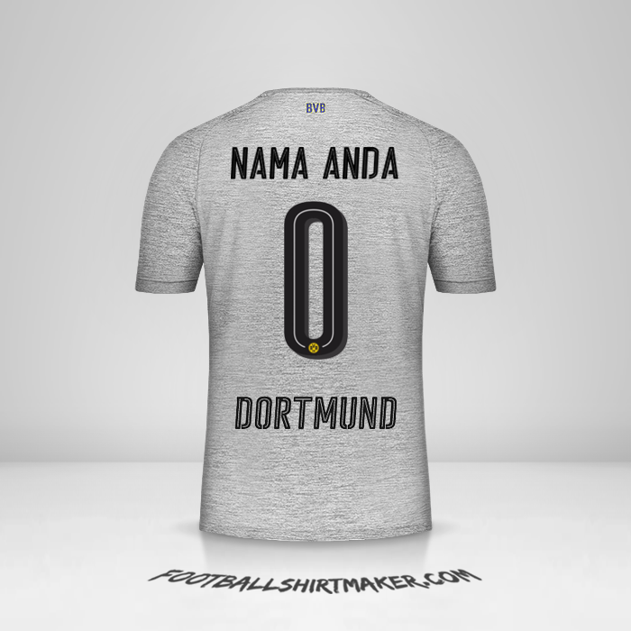 Jersey Borussia Dortmund 2017/18 III -  nama anda - 0