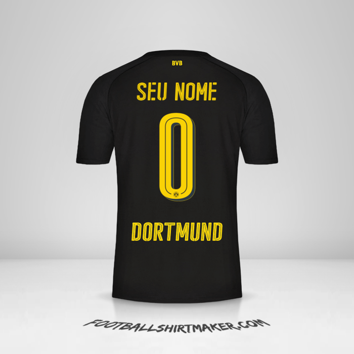 Camisa Borussia Dortmund 2017/18 II -  seu nome - 0