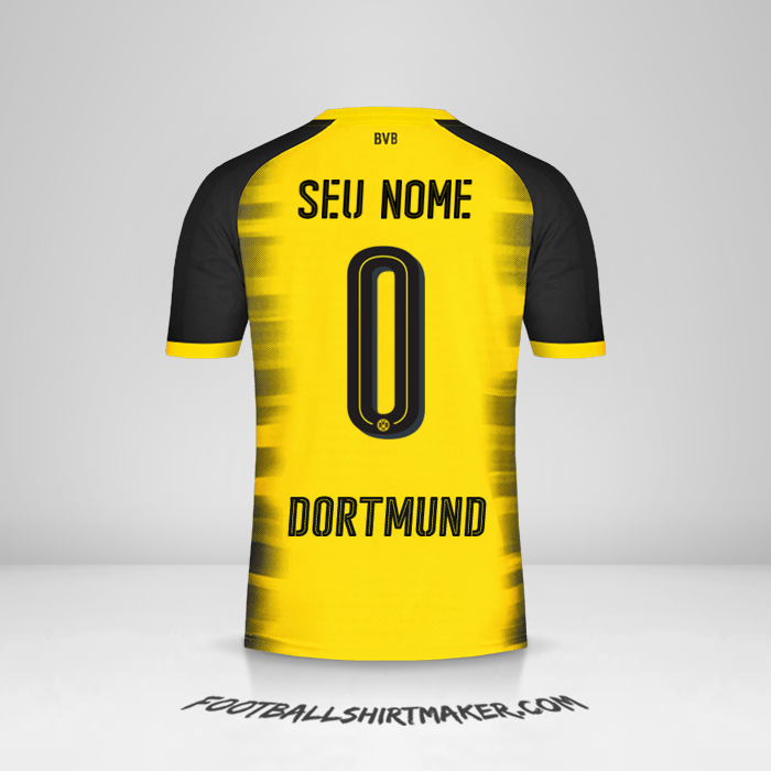 Camisa Borussia Dortmund 2017/18 Cup -  seu nome - 0