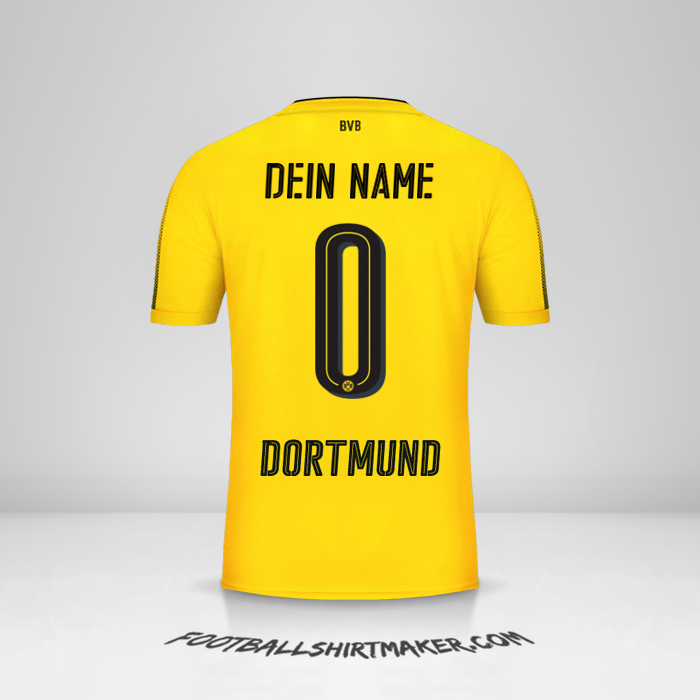 Trikot Borussia Dortmund 2017/18 -  dein name - 0