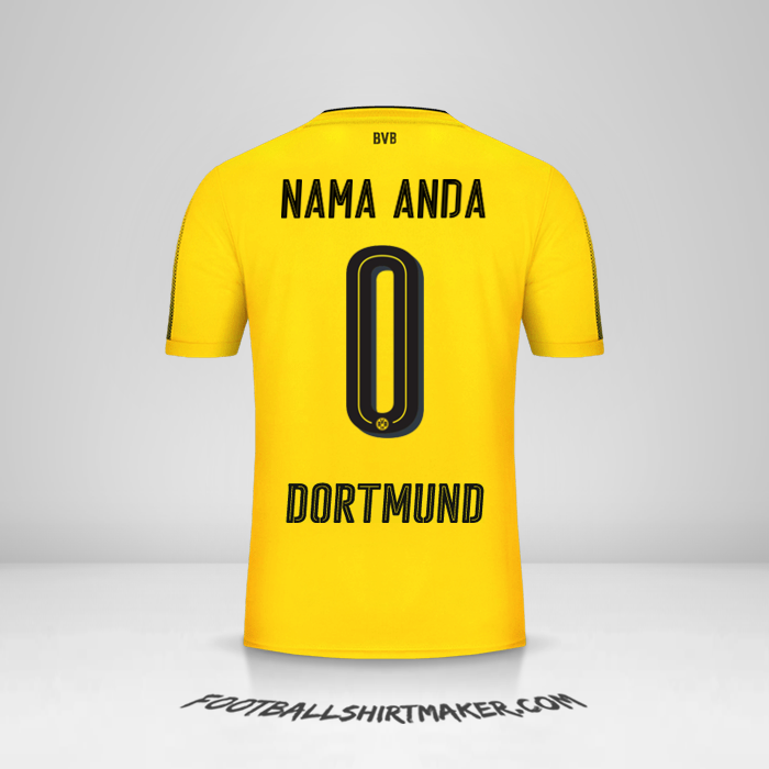 Jersey Borussia Dortmund 2017/18 -  nama anda - 0