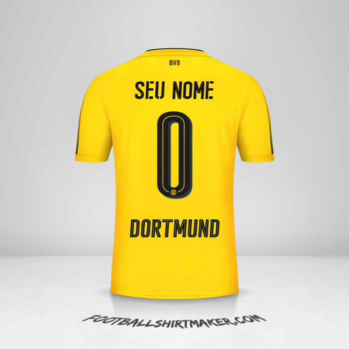 Camisa Borussia Dortmund 2017/18 -  seu nome - 0