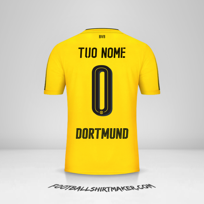 Maglia Borussia Dortmund 2017/18 -  tuo nome - 0