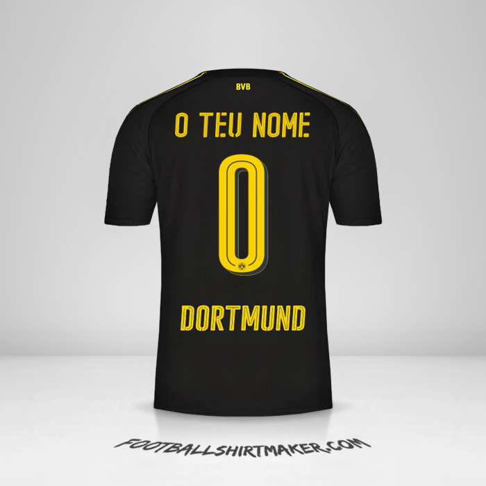 Camisola Borussia Dortmund 2016/17 II -  o teu nome - 0