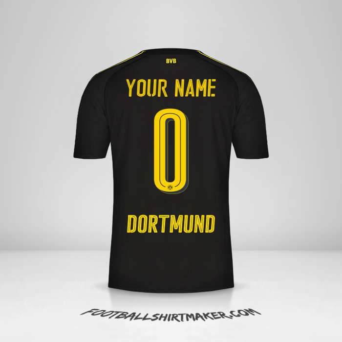 Borussia Dortmund 2016/17 II jersey number 0 your name