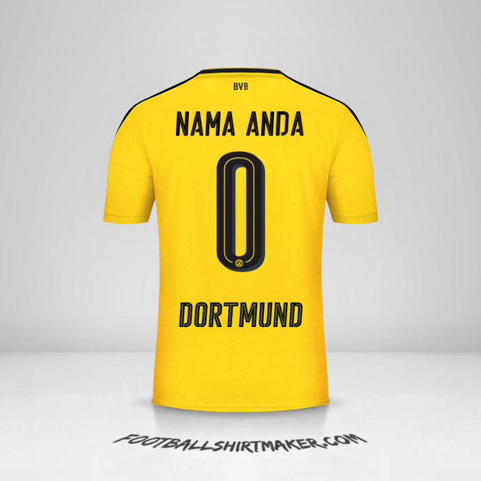 Jersey Borussia Dortmund 2016/17 -  nama anda - 0