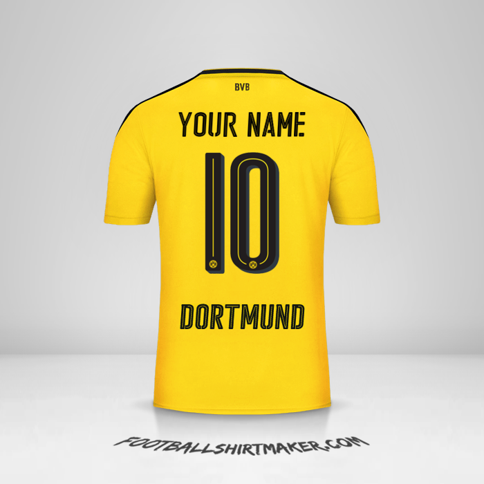 Borussia Dortmund 2016/17 jersey number 10 your name