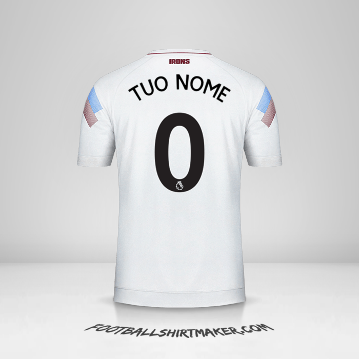 Maglia West Ham United FC 2018/19 III -  tuo nome - 0