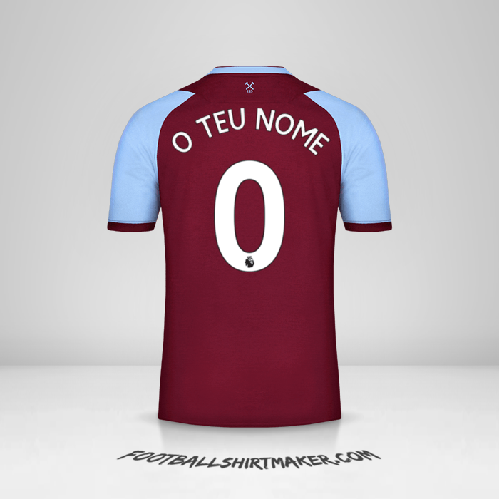 Camisola West Ham United FC 2020/21 -  o teu nome - 0