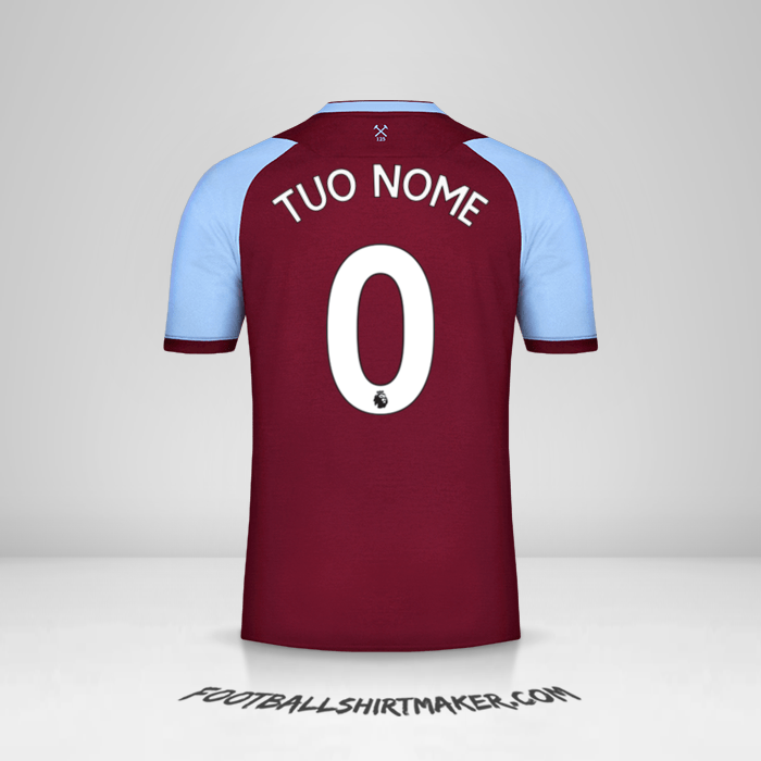 Maglia West Ham United FC 2020/21 -  tuo nome - 0