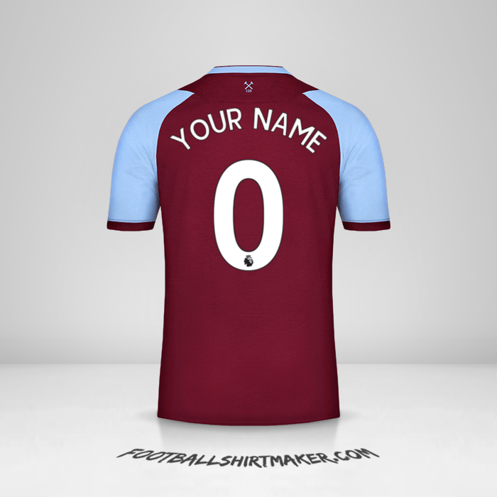 Jersey West Ham United FC 2020/21 -  your name - 0