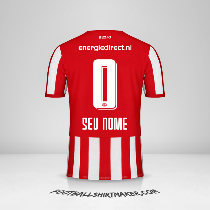 Camisa PSV 2019/20 -  seu nome - 0