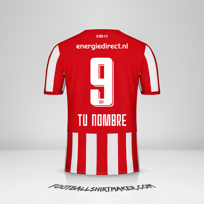 Camiseta PSV 2019/20 número 9 tu nombre