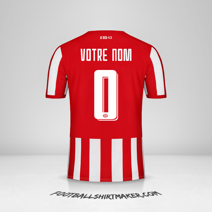 Maillot PSV 2019/20 Cup -  votre nom - 0