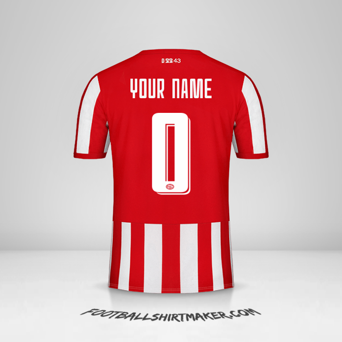 Shirt PSV 2019/20 Cup -  your name - 0