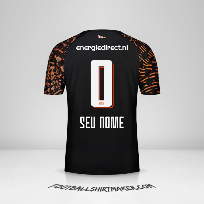 Camisa PSV 2019/20 II -  seu nome - 0