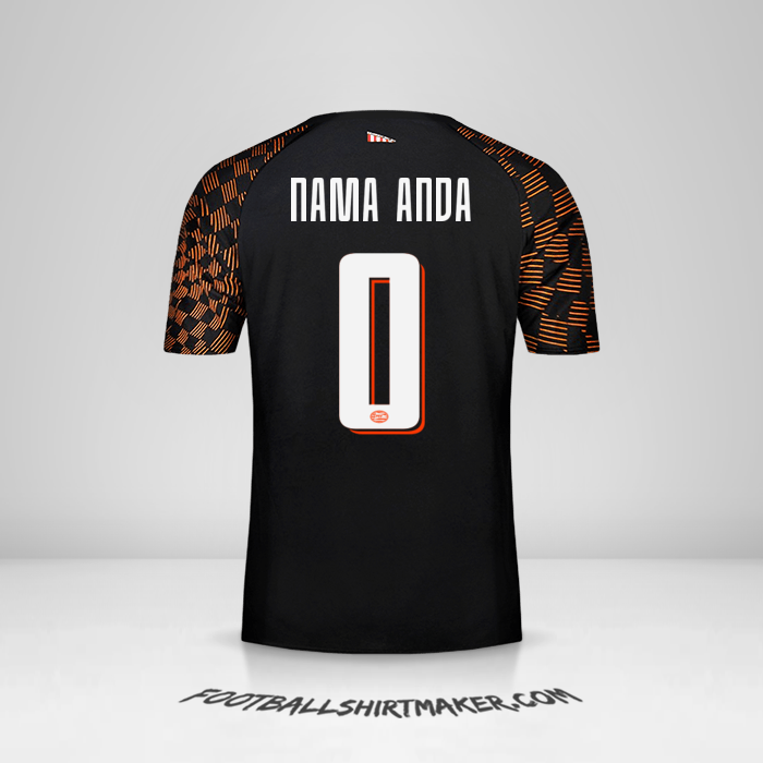 Jersey PSV 2019/20 Cup II -  nama anda - 0