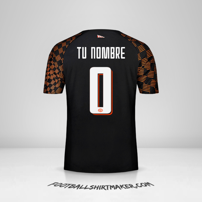 Jersey PSV 2019/20 Cup II -  tu nombre - 0