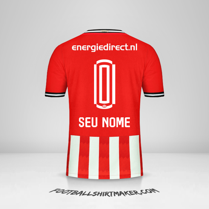 Camisa PSV 2020/21 -  seu nome - 0