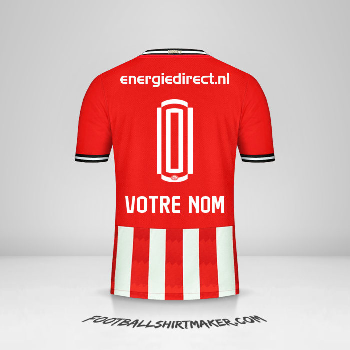 Maillot PSV 2020/21 -  votre nom - 0