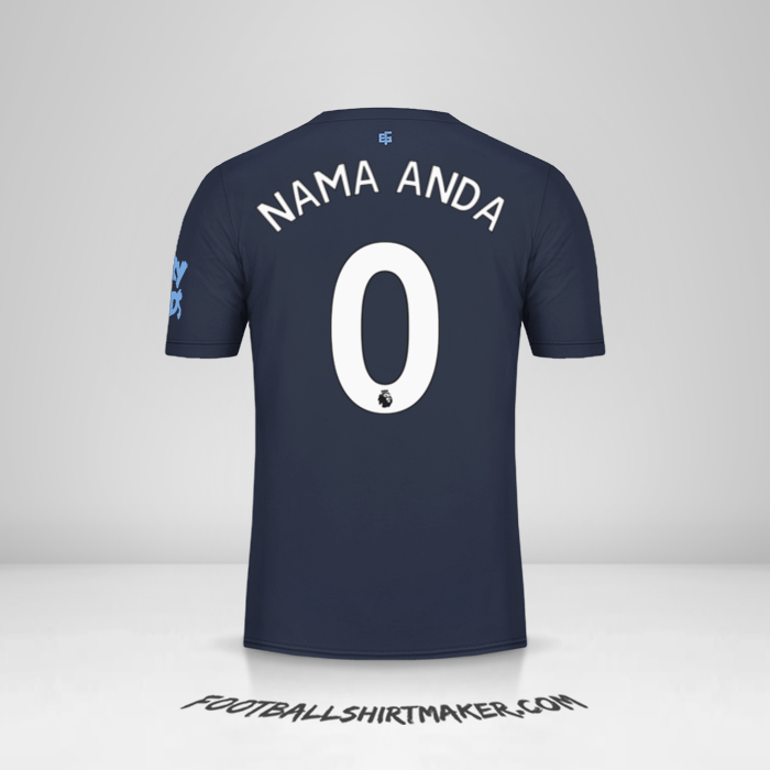 Jersey Everton FC 2019/20 III -  nama anda - 0