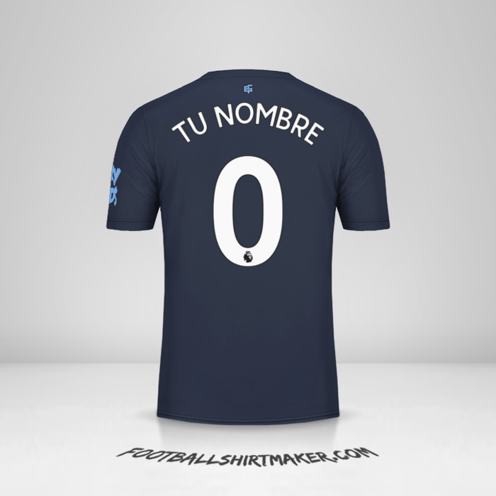 Camiseta Everton FC 2019/20 III -  tu nombre - 0