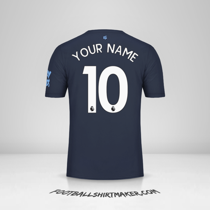 Everton FC 2019/20 III shirt number 10 your name