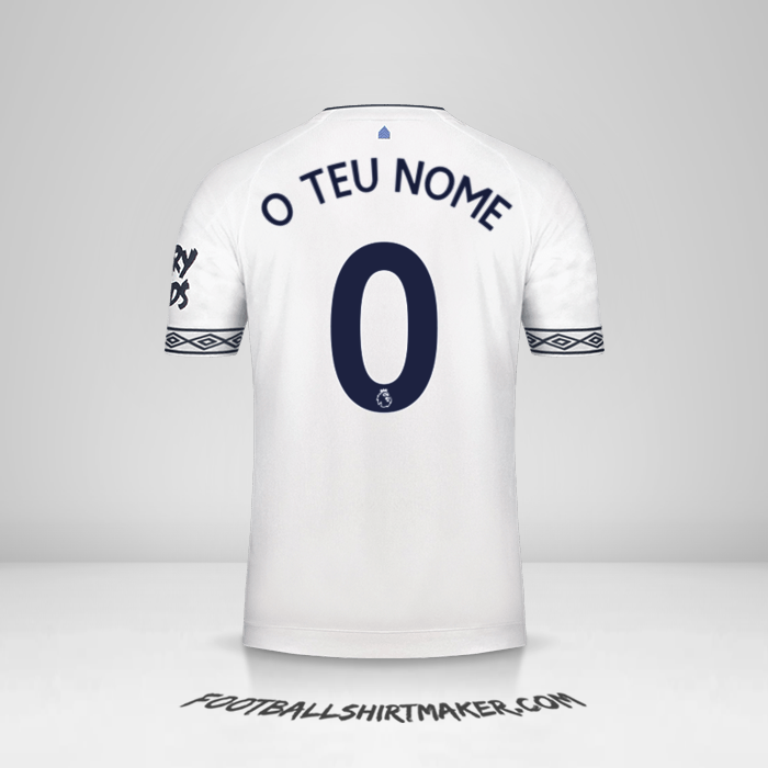 Camisola Everton FC 2018/19 III -  o teu nome - 0