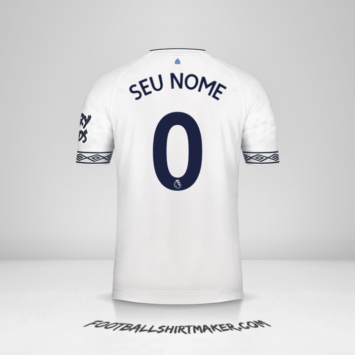 Camisa Everton FC 2018/19 III -  seu nome - 0