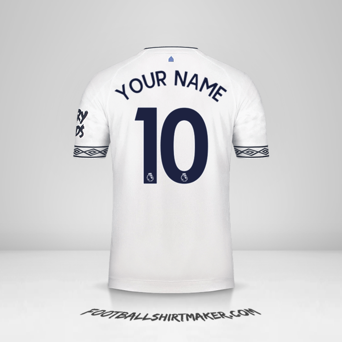 Everton FC 2018/19 III shirt number 10 your name